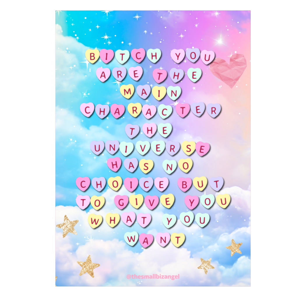 Main Character Art Print Poster